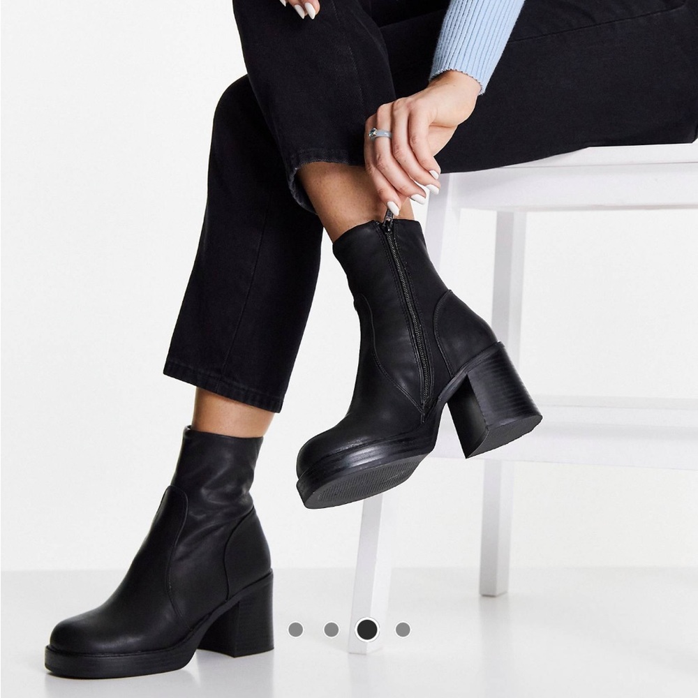 ASOS black booties